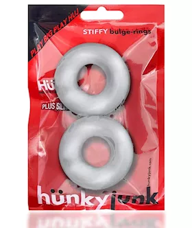 Stiffy 2-pack Bulge Cockrings Clear Ice
