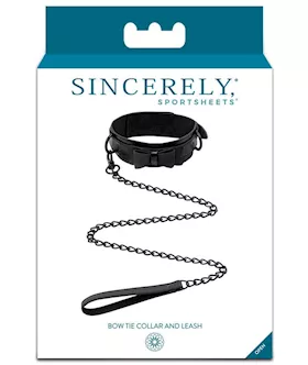 Sincerely Bow Tie Collar Leash