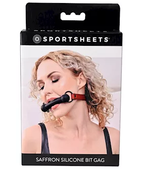 Saffron Silicone Bit Gag