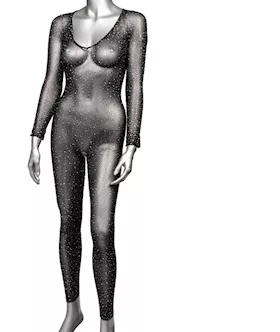 Radiance Plus Size Crotchless Full Body Suit