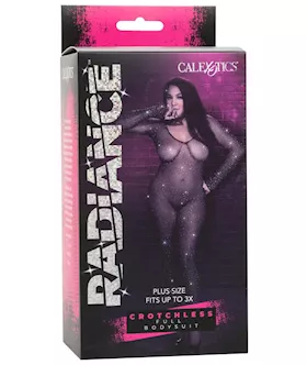 Radiance Plus Size Crotchless Full Body Suit