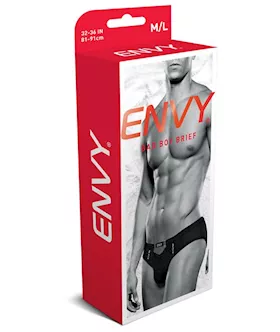 Envy Bad Boy Brief - Black - M/l Bx