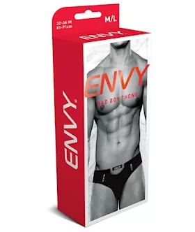 Envy Bad Boy Thong - Black - M/l Bx