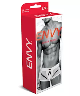 Envy Bulge Trunk - White - L/xl Bx