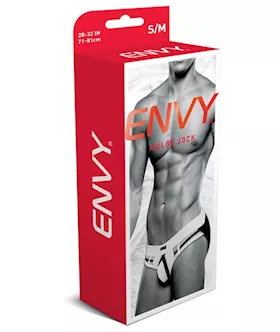 Envy Bulge Jock - White - S/m Bx