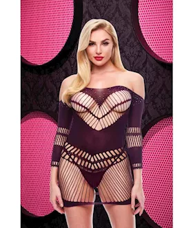 Bling Bling Halter Dress  Purple ENV