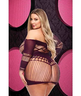 Bling Bling Halter Dress - Purple - Q Env