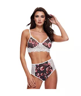 Floral & Lace Bikini Set