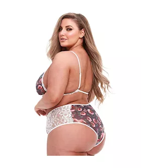 Floral & Lace Bikini Set