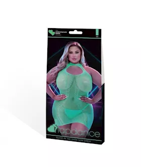 Lapdance Glow In The Dark Mini Dress Qs