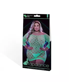 Lapdance Glow In The Dark Mini Dress Qs
