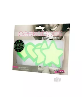 Peekaboo Gitd Heartsstars Green