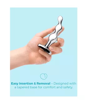 B Vibe Stainless Steel Anal Beads