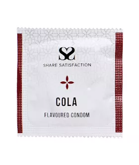 Share Satisfaction Cola Flavoured Condoms  50 pack