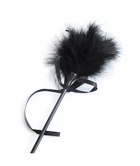 Kinki Laced Feather Crop With Tickler