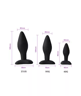 Amore Rocket Anal Plug Set