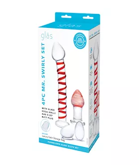 Mr Swirly Set W/kegal Balls 4pc