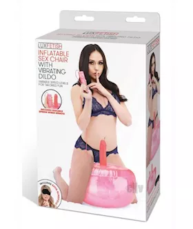 Lux F Inflatable Sex Chair wVibrating Dildo