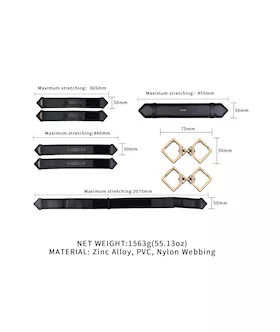 Lockink Leg Spreader Strap Set