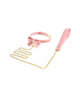 Sevanda Love Heart Butterfly Leash & Collar Set