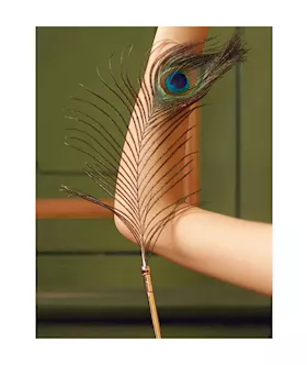 Sevanda Natural Peacock Feather Flirting Tickler