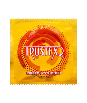 Trustex Ribbed & Studded Condoms - 100 Pack
