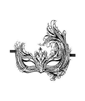 EasyToys Venetian Metal Mask