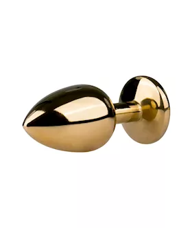 Easytoys Small Jewelled With Gold Finish Butt Plug