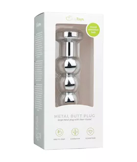Easytoys Ribbed Jewelled Butt Plug