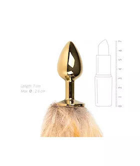 Easytoys Small Premium Fur Fox Tail Plug