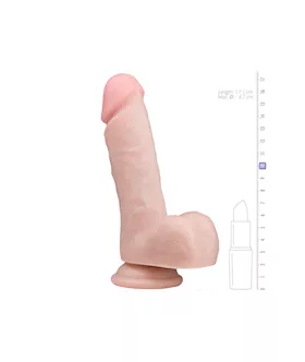 Easytoys Realistic Suction Cup Dildo With Balls