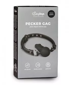 Easy Toys Ball Gag W/silicone Dong