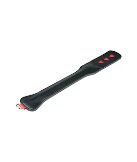 Easytoys Hearts Leather Spanking Paddle