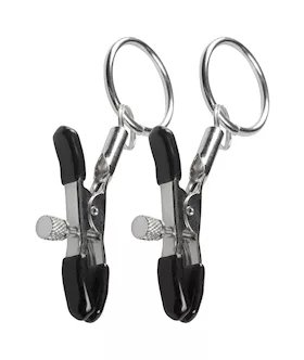 Easytoys Metal Nipple Clamps With Ring