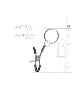 Easytoys Metal Nipple Clamps With Ring
