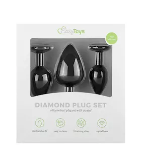 Easytoys Diamond Butt Plug Set