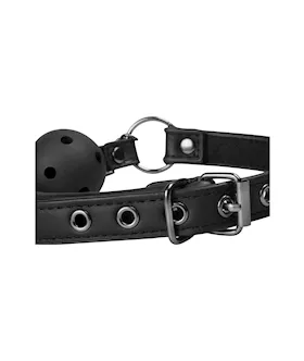 Easytoys Open Ball Gag With Nipple Clamps