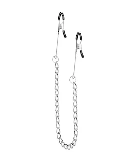 EasyToys Long Nipple Clamps With Chain