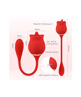 Amore Rose Tail Licking Vibrator