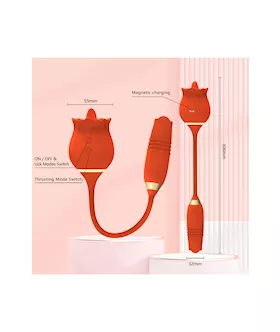 Amore Rose Tail Thrusting Licking Vibrator