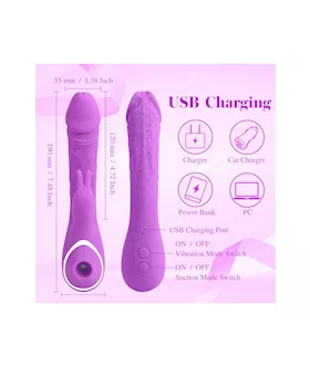 Amore Realistic Suction Rabbit Vibrator