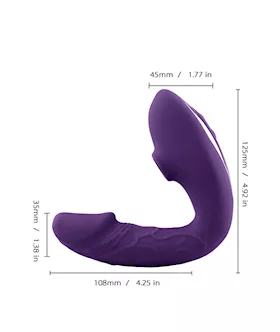Amore G-sucker Realistic Dual Stim Vibrator