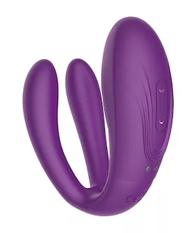 Amore Axelo Double Prong Couples Tapping Vibrator With Remote