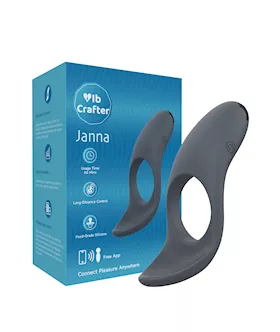 Janna Vibrating Cock Ring With App Control