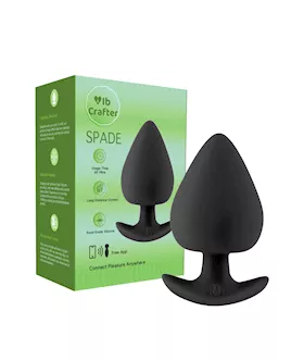 Spade Vibrating Butt Plug With App Control