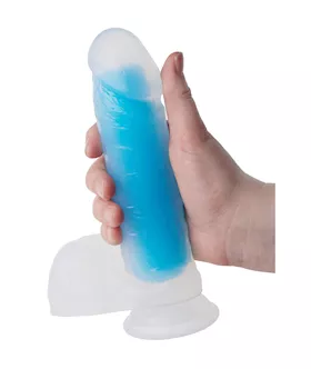 Nood Colours Glow In The Dark Dildo With Balls