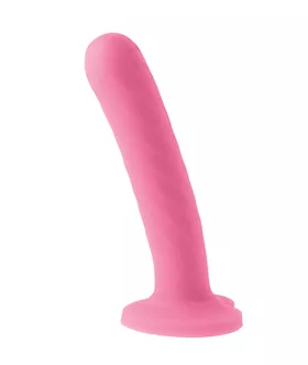 Nood Colours Dual Density Dildo with Heart Shaped Base