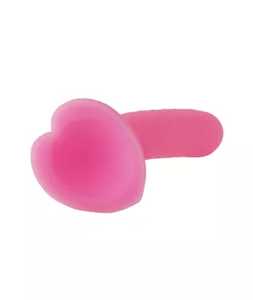 Nood Colours Dual Density Dildo With Heart Shaped Base