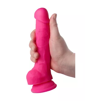 Nood Colours Realistic Dual Density Dildo With Balls