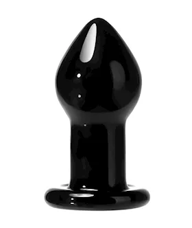 Lucent Midnight Glass Butt Plug